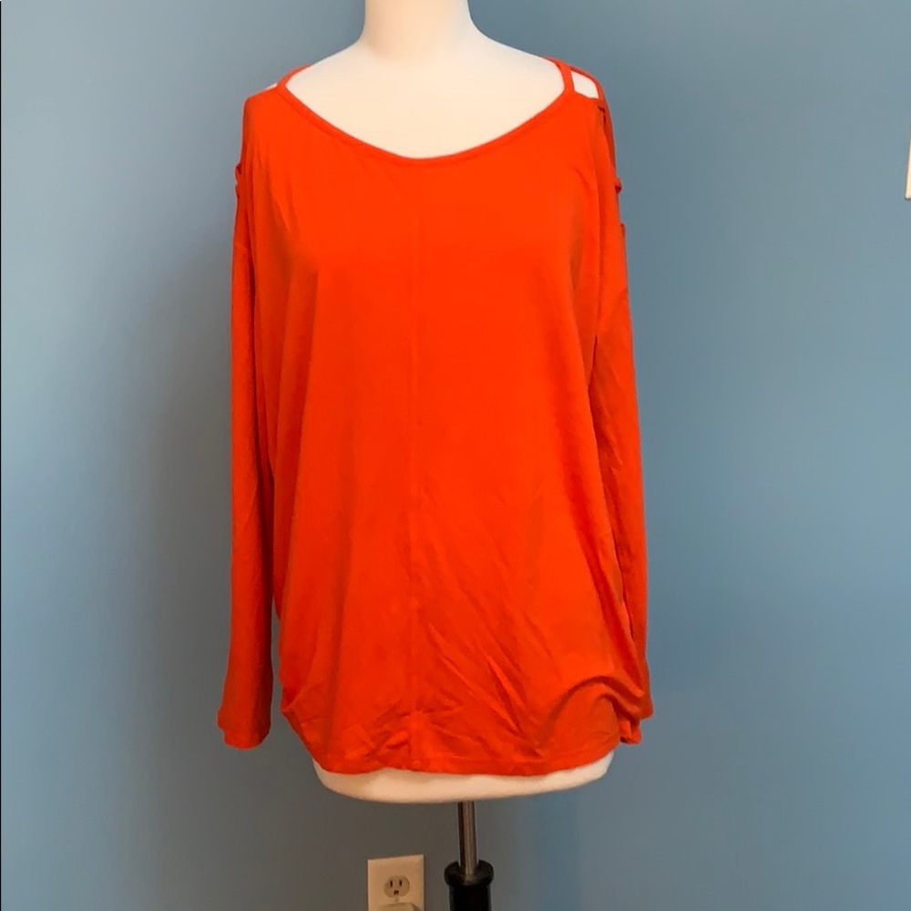 Zenergy cage shoulder tunic